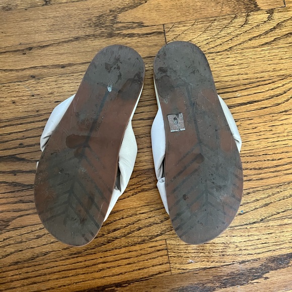 Italeau slide on sandals in very light gray size 40 - Picture 6 of 7